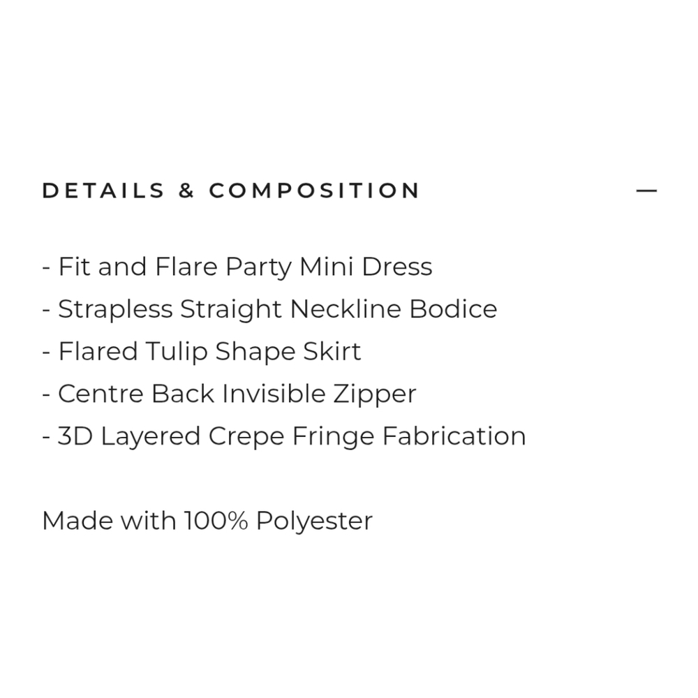 Elliatt NWT Hailey Strapless Mini Party Dress In White Size S 3D Layered Crepe - Picture 9 of 9